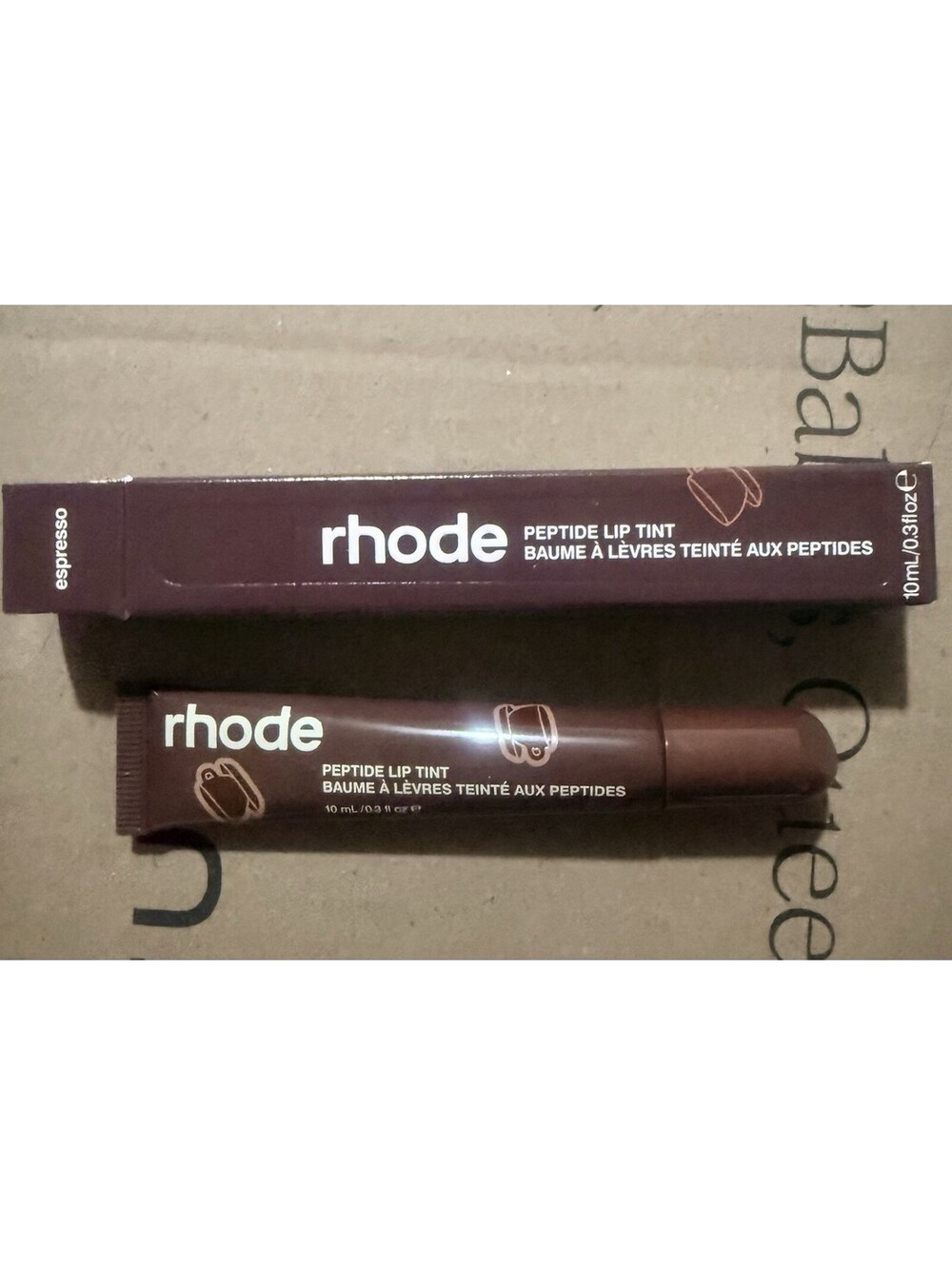 LIMITED EDITION rhode Peptide Lip Tint Espresso Scented 10mL 0.3 fl oz NEW